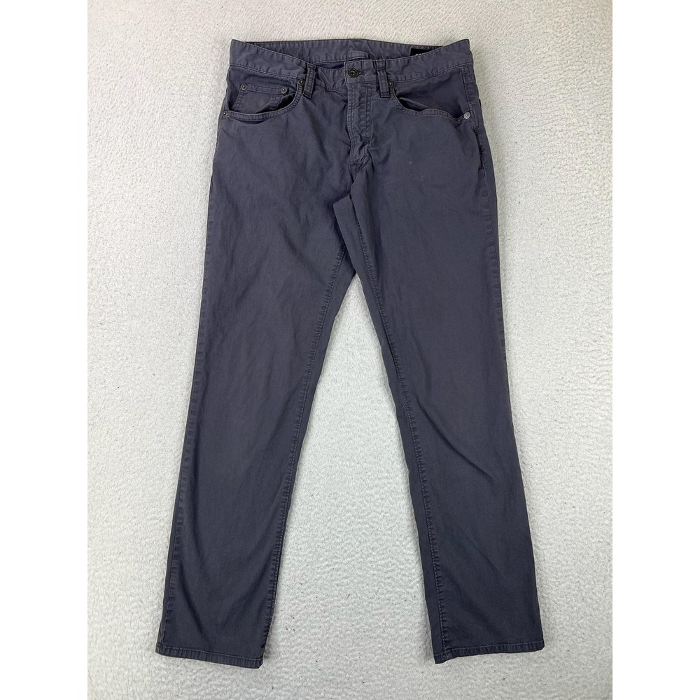 Bonobos Mens 29x30 Gray Slim Straight Stretch Denim Pants Charcoal 23713-BK542